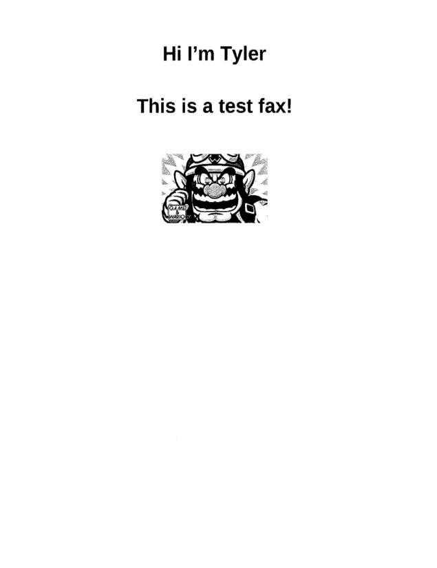 fax page