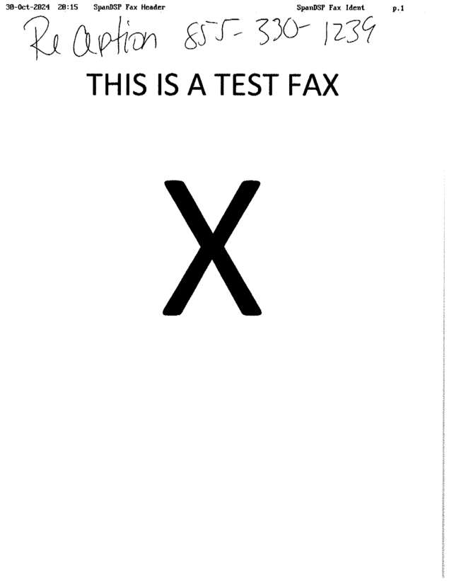 fax page