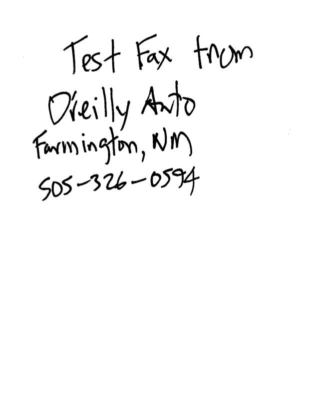 fax page