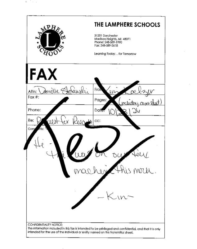 fax page