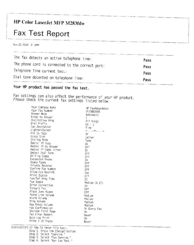 fax page