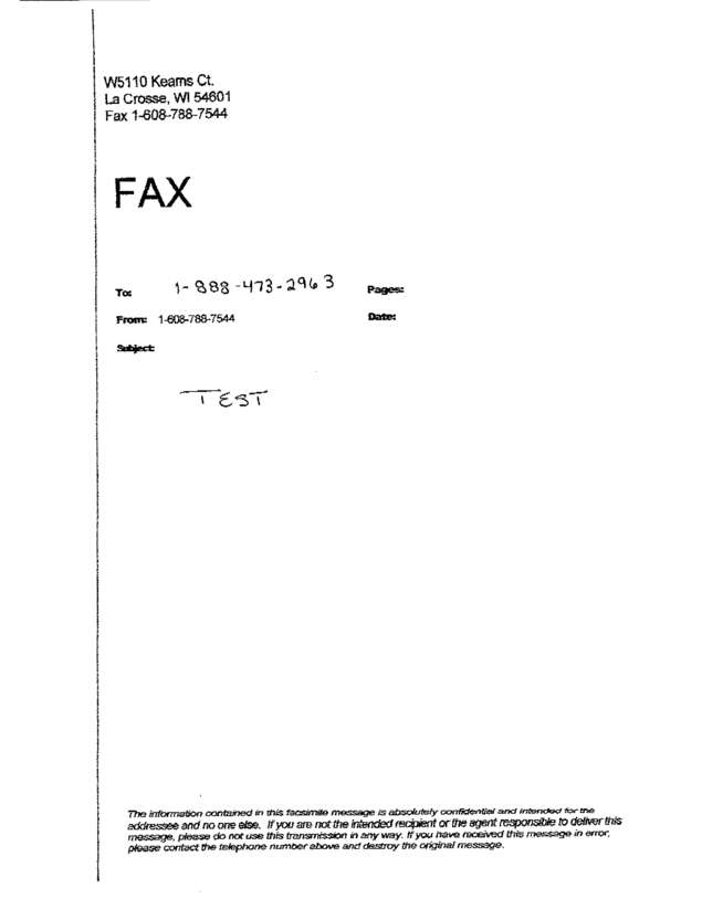 fax page