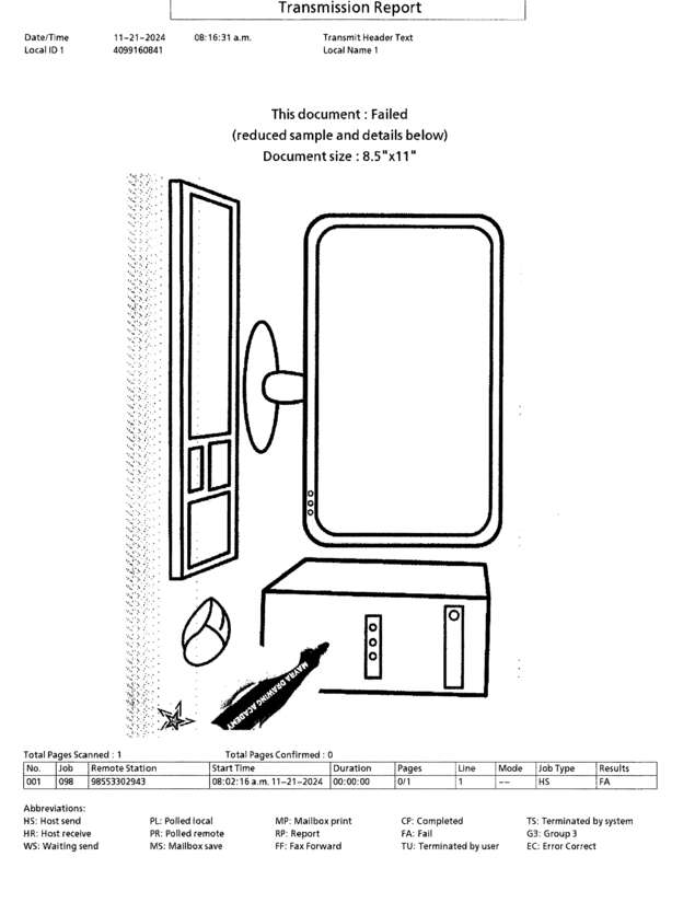 fax page