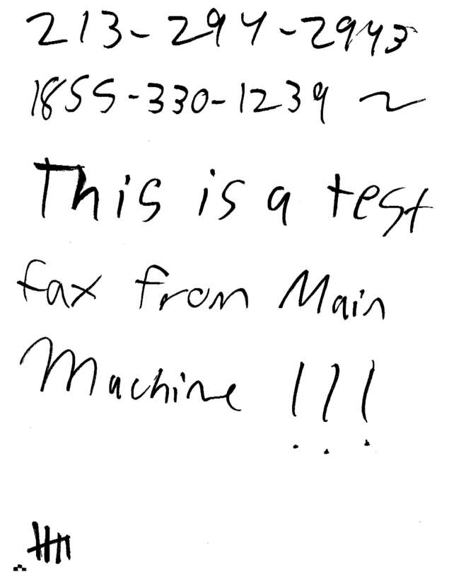 fax page