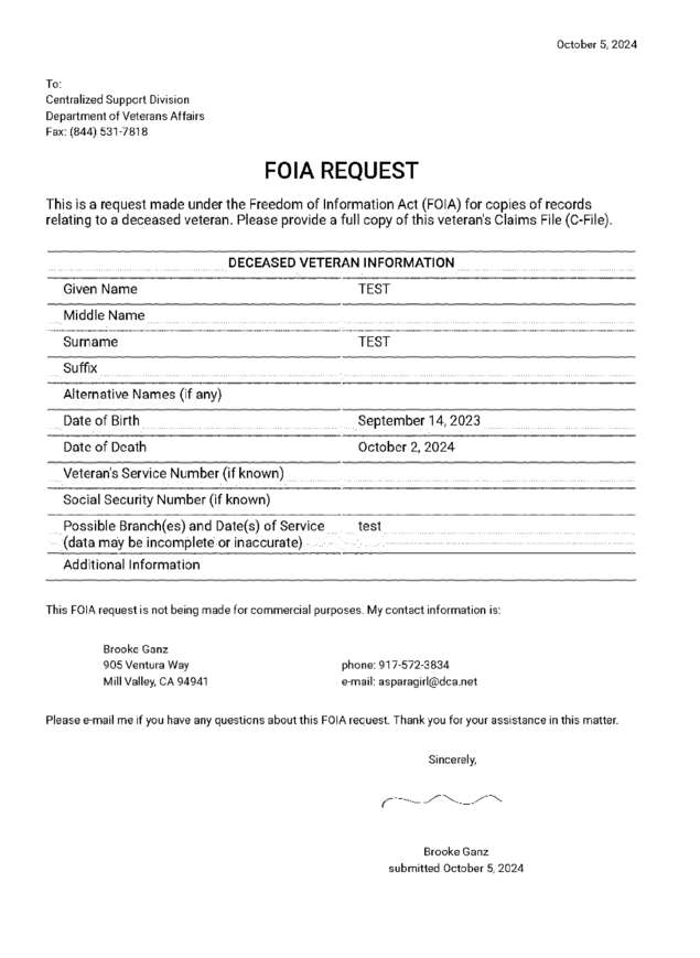 fax page