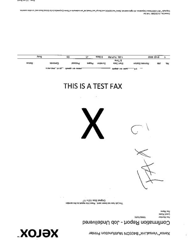 fax page