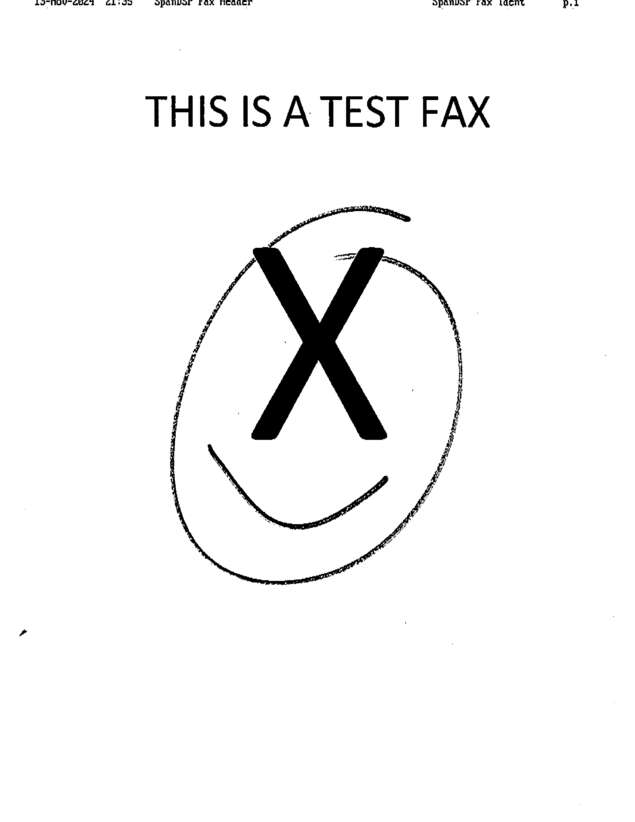 fax page