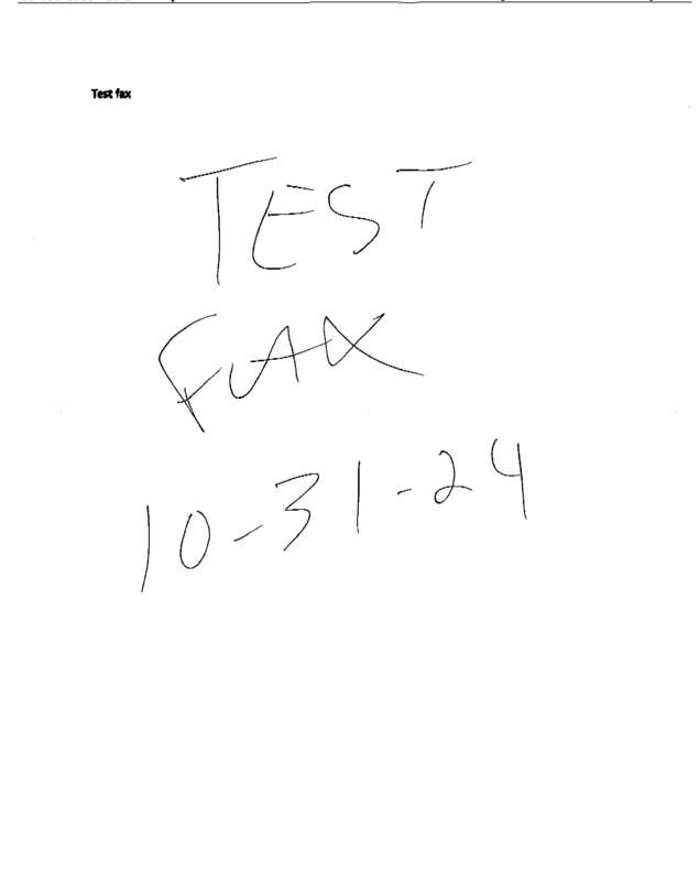 fax page