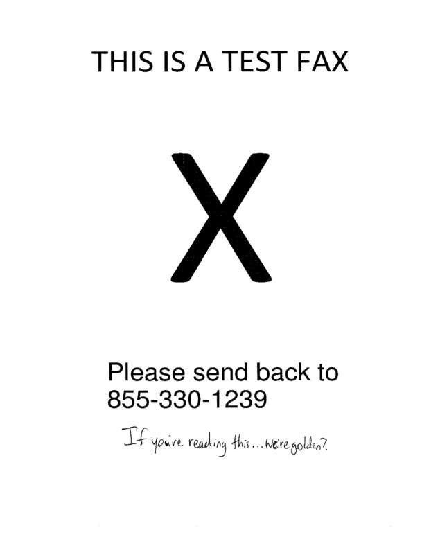 fax page