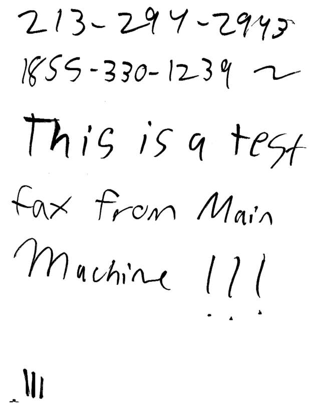 fax page