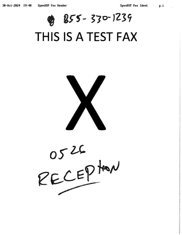 fax page