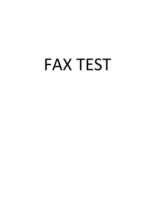 fax page