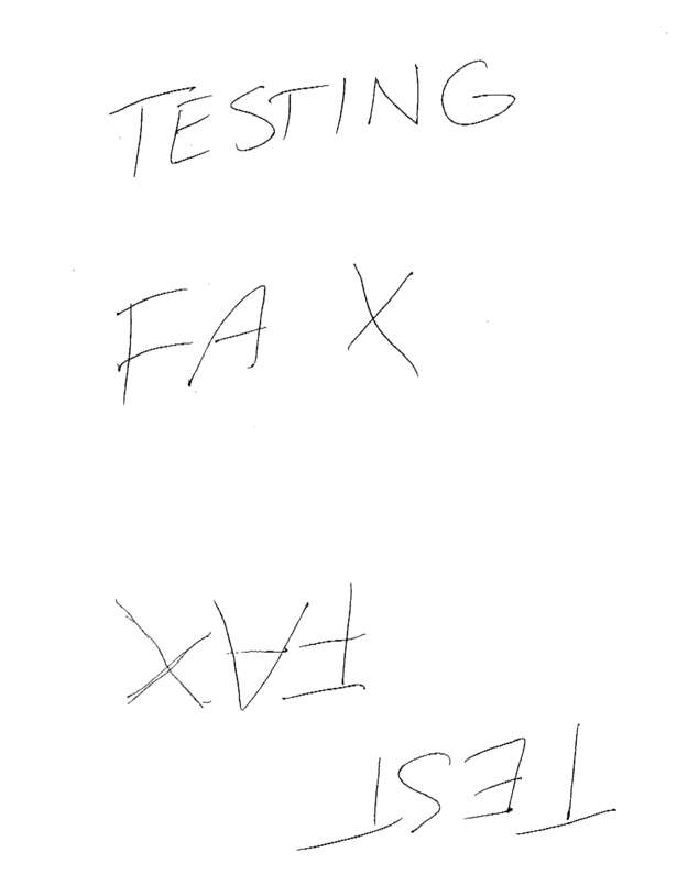 fax page