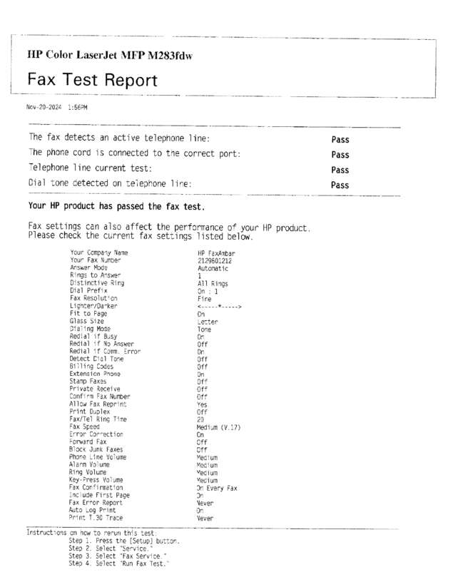 fax page