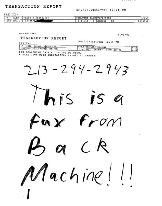 fax page