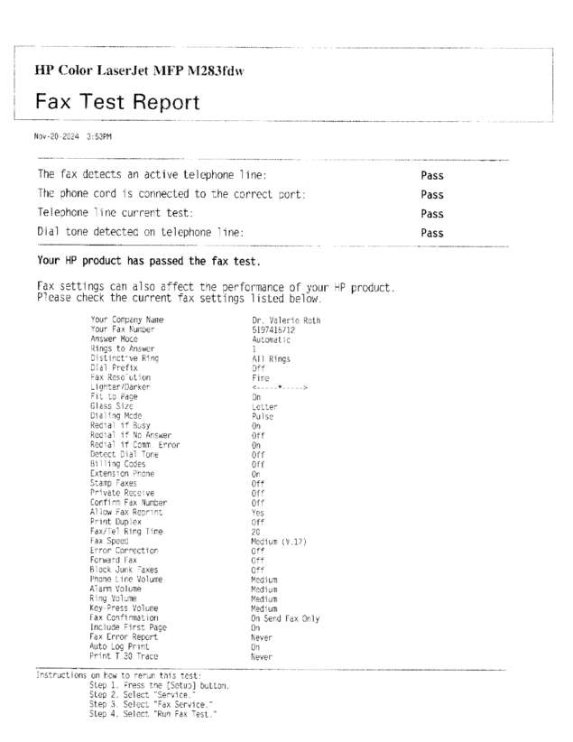 fax page