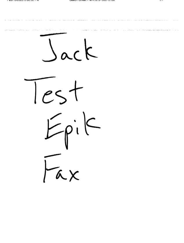 fax page