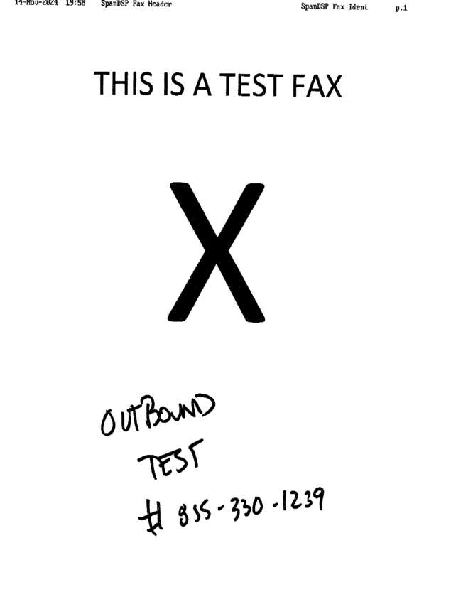 fax page