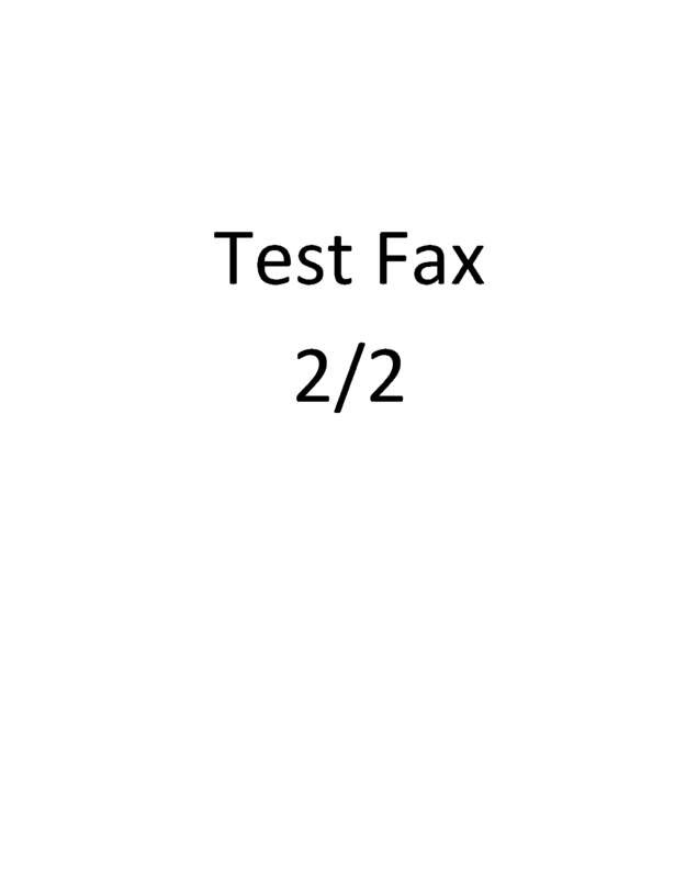 fax page