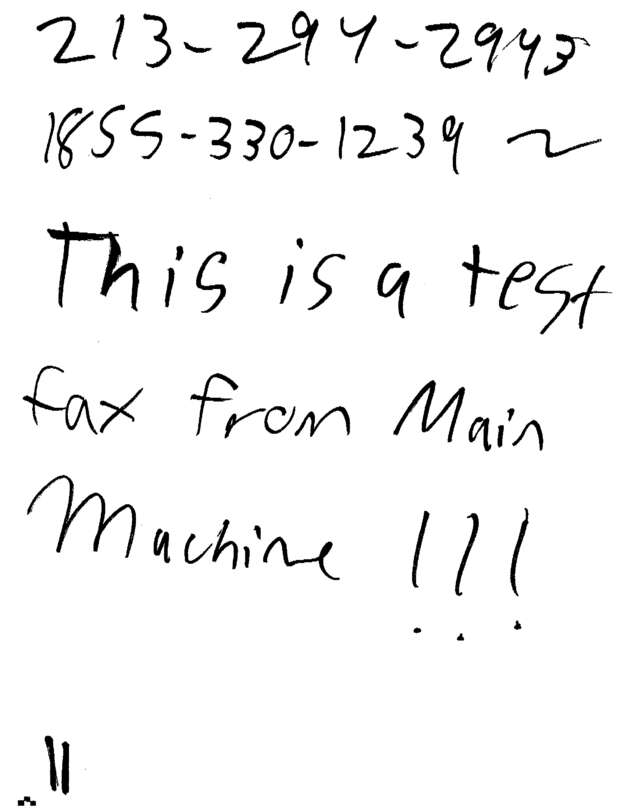 fax page