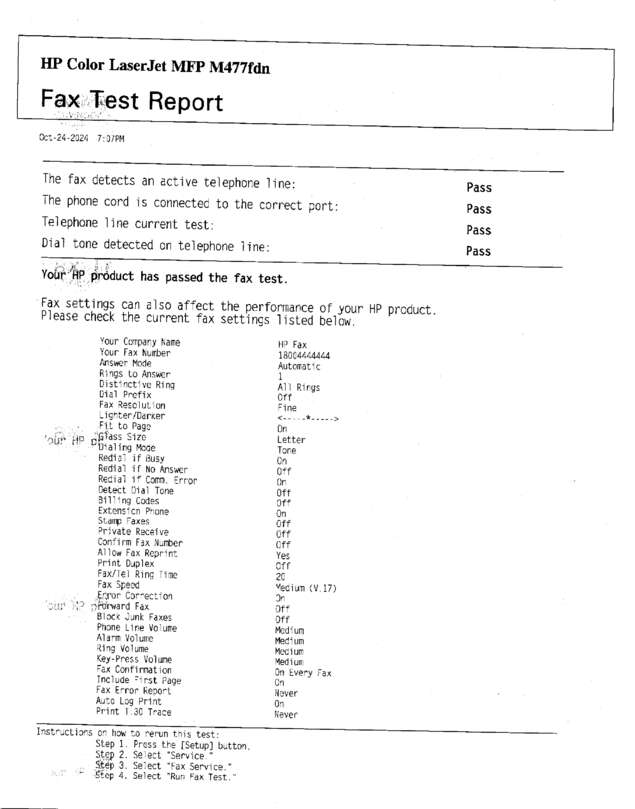 fax page