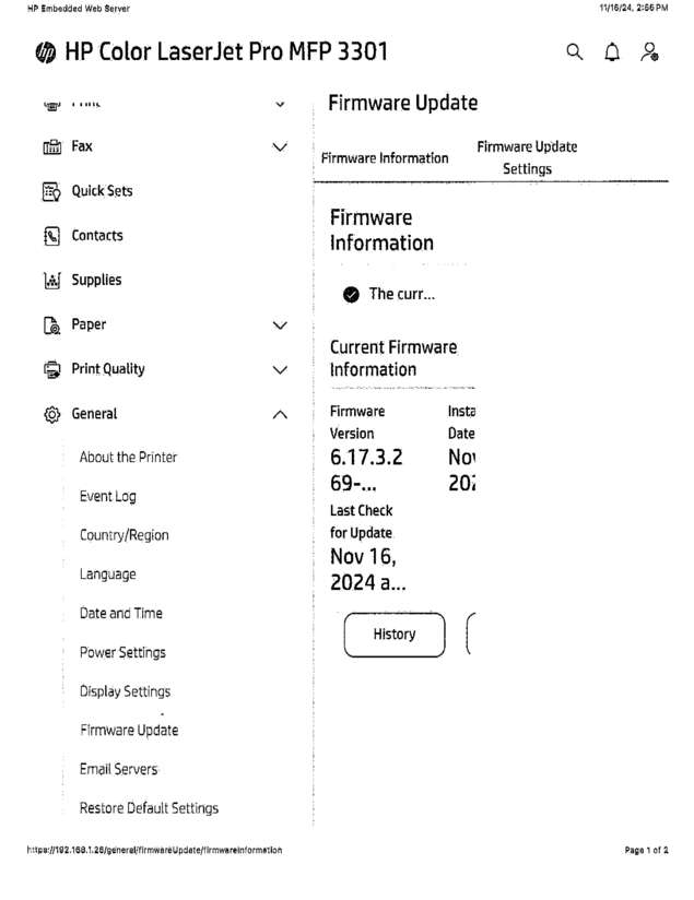 fax page