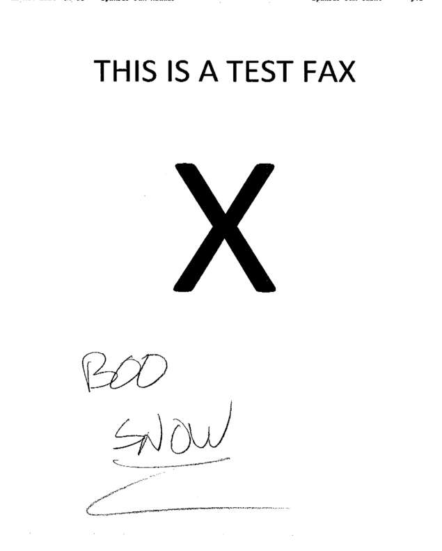 fax page