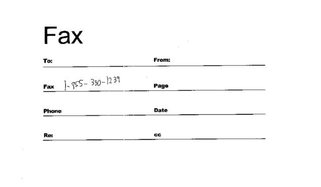 fax page