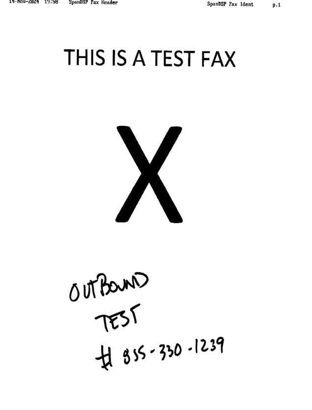 fax page