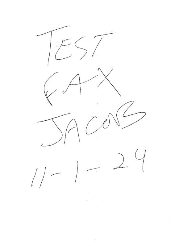 fax page