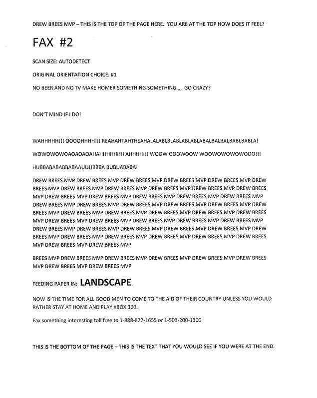 fax page