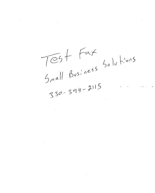 fax page