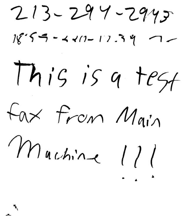 fax page