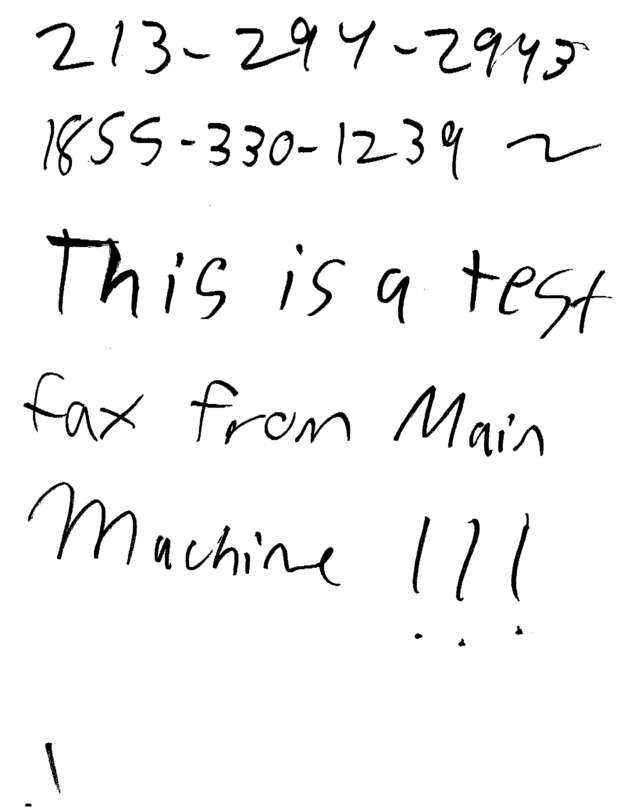 fax page