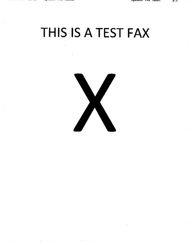 fax page