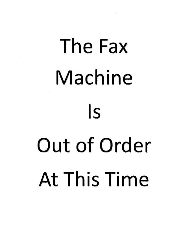 fax page