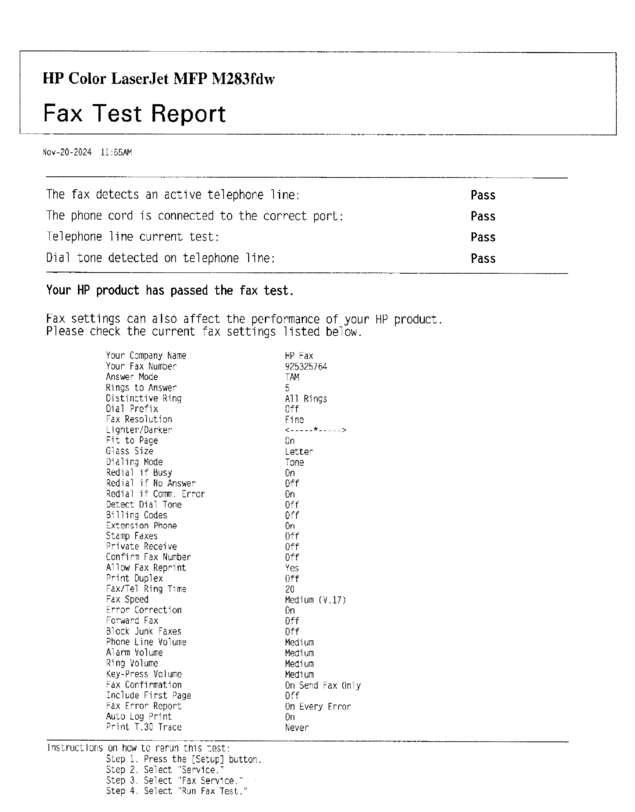 fax page