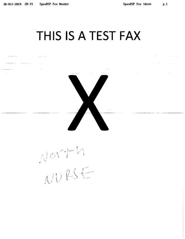 fax page