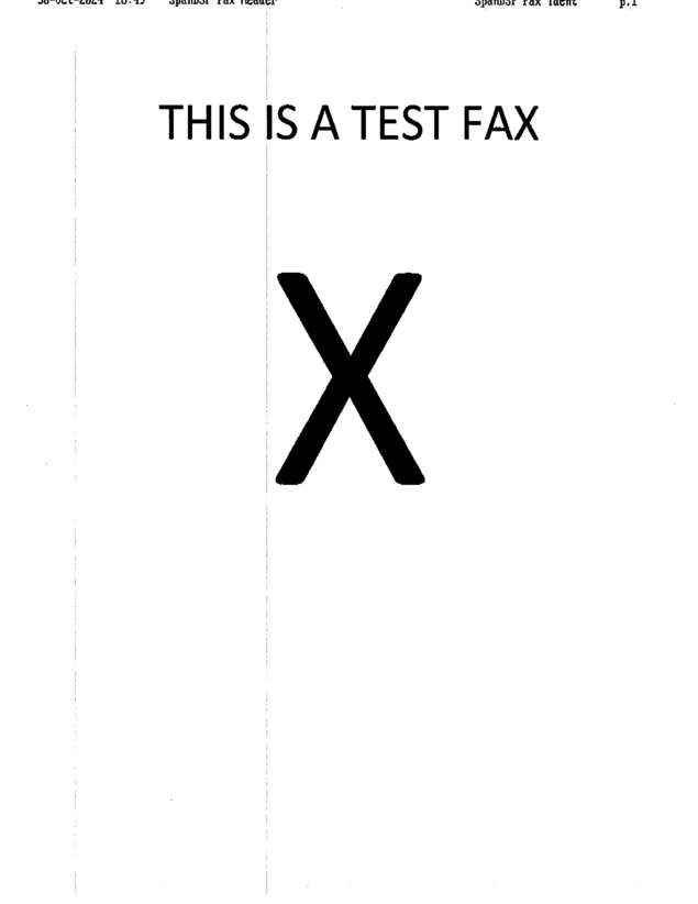 fax page