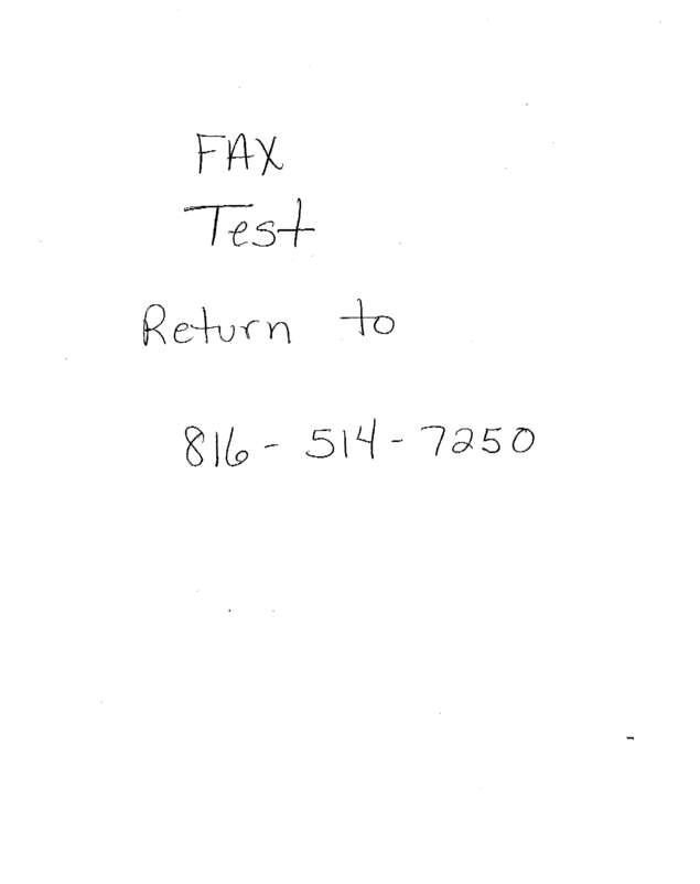 fax page