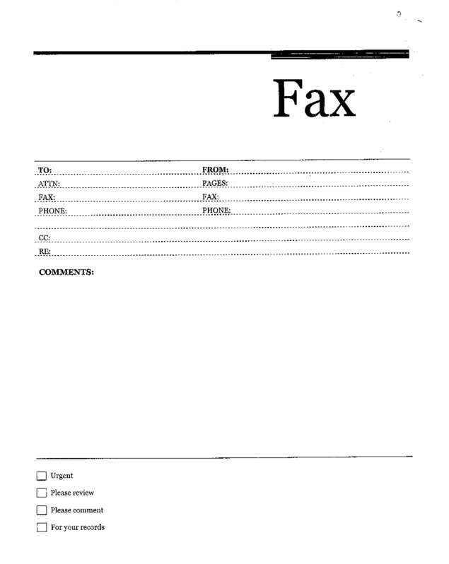 fax page