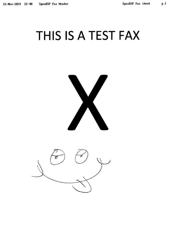 fax page