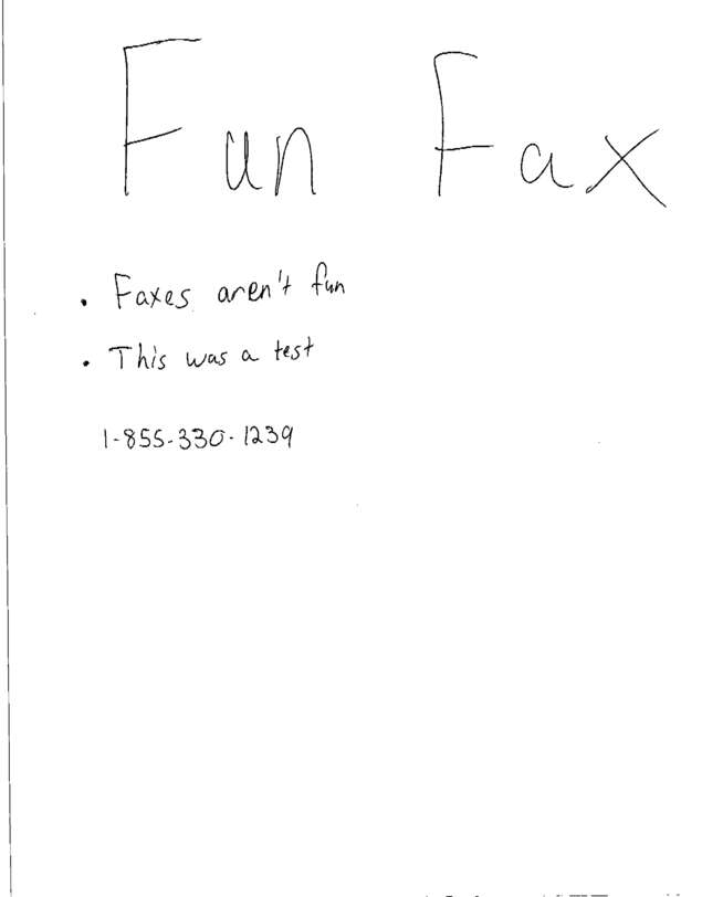 fax page