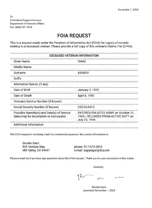 fax page