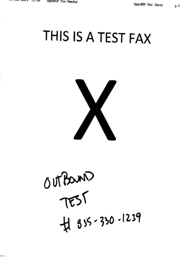 fax page