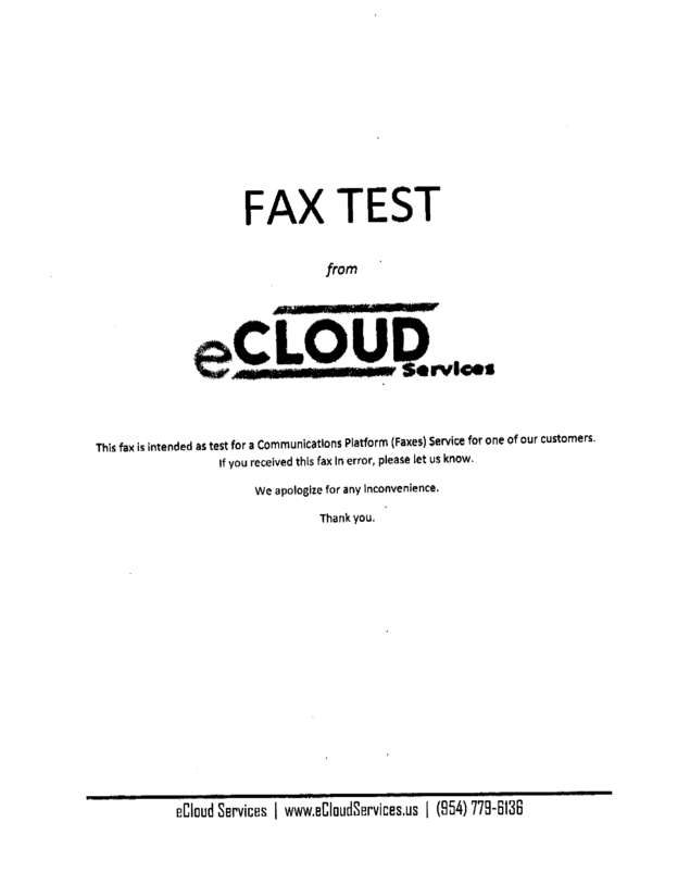 fax page